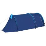 Cort de camping, 4 persoane, bleumarin/albastru deschis GartenMobel Dekor