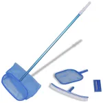 Set de curățare a piscinei 1 perie 2 skimmere 1 tub telescopic GartenMobel Dekor