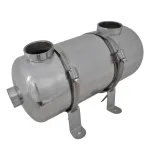 Schimbător de căldură pentru piscină 355 x 134 mm 40 kW GartenMobel Dekor