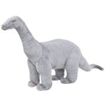 Jucărie de pluș verticală dinozaur Brachiosaurus, gri XXL GartenMobel Dekor