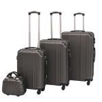 Set de valize cu carcasă tare, antracit, 4 buc. GartenMobel Dekor