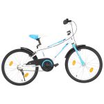 Bicicletă pentru copii, albastru și alb, 20 inci GartenMobel Dekor