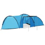 Cort camping tip iglu, 8 persoane, albastru, 650x240x190 cm GartenMobel Dekor
