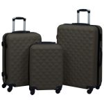 Set de valize cu carcasă rigidă, 3 piese, antracit, ABS GartenMobel Dekor