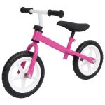 Bicicletă pentru echilibru 9,5 inci, cu roți, roz GartenMobel Dekor