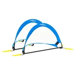 Porți fotbal copii 2 buc. geantă depozitare 75,5x46x48 cm GartenMobel Dekor