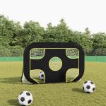 Plasă de poartă de fotbal cu țintă 120x80x80 cm poliester GartenMobel Dekor