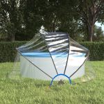 Cupolă pentru piscină, 315x158 cm, PVC, rotund GartenMobel Dekor