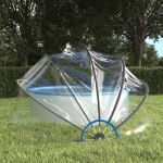 Cupolă pentru piscină, rotund, 406x203 cm, PVC GartenMobel Dekor