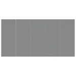 Acoperire geotextil pentru piscina, gri deschis, 550x280 cm, poliester