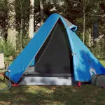 Cort camping 2 pers., albastru, impermeabil, configurare rapidă GartenMobel Dekor