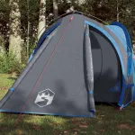 Cort camping 2 pers., albastru, impermeabil, configurare rapidă GartenMobel Dekor