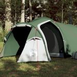Cort de camping 3 pers. verde, impermeabil, configurare rapidă GartenMobel Dekor