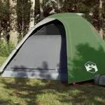 Cort de camping 4 pers. verde, impermeabil, configurare rapidă GartenMobel Dekor