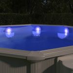 Lampă LED plutitoare de piscină, cu telecomandă, alb GartenMobel Dekor
