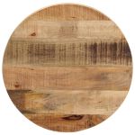 Blat de masă rotund, Ø 40x1,5 cm, lemn masiv de mango brut GartenMobel Dekor