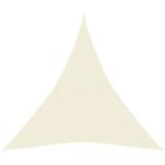 Pânză parasolar, crem, 4x5x5 m, HDPE, 160 g/m² GartenMobel Dekor
