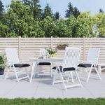Perne de scaun, 4 buc., antracit, 50x50x7 cm, textil oxford GartenMobel Dekor