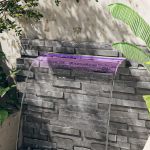 Deversor de cascadă cu LED-uri RGB, 90 cm, oțel inoxidabil GartenMobel Dekor