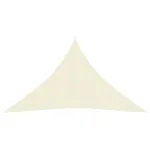 Pânză parasolar, crem, 4x4x5,8 m, HDPE, 160 g/m² GartenMobel Dekor