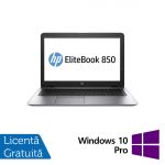 Laptop Refurbished HP EliteBook 850 G3, Intel Core i7-6500U 2.50GHz, 8GB DDR4, 256GB SSD, 15.6 Inch Full HD, Webcam + Windows 10 Pro NewTechnology Media