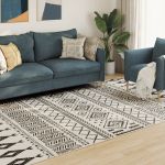 Covor cu fire scurte, multicolor, 190x300 cm, anti-alunecare GartenMobel Dekor