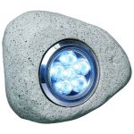 Smartwares Lămpi grădină cu LED, model piatră, 3 buc, 2,7 W, gri RS306 GartenMobel Dekor