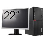 Pachet Second Hand Calculator LENOVO M710T Tower, Intel Core i3-6100 3.70GHz, 8GB DDR4, 256GB SSD, DVD-ROM + Monitor 22 Inch NewTechnology Media