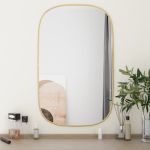 Oglindă de perete, auriu, 80x50 cm GartenMobel Dekor