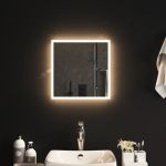 Oglindă de baie cu LED, 40x40 cm GartenMobel Dekor