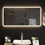 Oglinda de baie cu LED, 50x100 cm GartenMobel Dekor