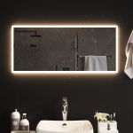 Oglindă de baie cu LED, 90x40 cm GartenMobel Dekor