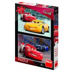 Puzzle 2 in 1 - Cars 3: Cursa cea mare (2 x 77 piese) PlayLearn Toys