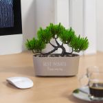 Decor plante artificiale - bonsai - 20 x 9 cm Best CarHome