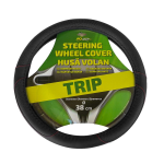 Husa volan Rogroup Trip, din piele ecologica, negru Automobile ProTravel