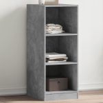 Dulap, gri beton, 48x41x102 cm, lemn prelucrat GartenMobel Dekor