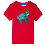 Tricou pentru copii, roșu, 140 GartenMobel Dekor