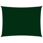 Parasolar verde închis 2,5x4,5 m țesătură oxford dreptunghiular GartenMobel Dekor