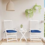 Perne de scaun, 2 buc., albastru, 40x40x7 cm, textil oxford GartenMobel Dekor