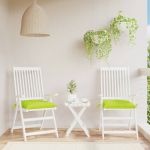 Perne de scaun, 2 buc., verde aprins, 40x40x7 cm, textil oxford GartenMobel Dekor