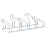 Suport pentru 5 biciclete de sine stătător, oțel galvanizat GartenMobel Dekor