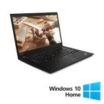 Laptop Refurbished LENOVO ThinkPad T490, Intel Core i5-8265U 1.60 - 3.90GHz, 16GB DDR4, 256GB SSD, 14 Inch Full HD, Webcam + Windows 10 Home NewTechnology Media