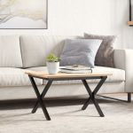 Picioare Măsuță de cafea X-Frame 60x40x38 cm Fontă GartenMobel Dekor