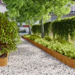 Borduri de gazon 10 buc. 20x103 cm oțel Corten flexibil GartenMobel Dekor