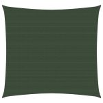 Pânză parasolar, verde închis, 2,5 x 2,5 m, HDPE, 160 g / m² GartenMobel Dekor