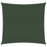 Pânză parasolar, verde închis, 2,5 x 2,5 m, HDPE, 160 g / m² GartenMobel Dekor