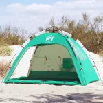 Cort camping 4 persoane verde marin impermeabil setare rapidă GartenMobel Dekor