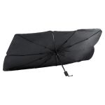 Parasolar pliabil tip umbrela pentru interior parbriz, 124 x 64 cm, negru Automobile ProTravel