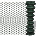 Gard de legătură din plasă, verde, 1,5 x 25 m, oțel GartenMobel Dekor