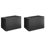 Huse balansoar, 2 buc, 12 ocheți 215x150x130/150 cm polietilenă GartenMobel Dekor